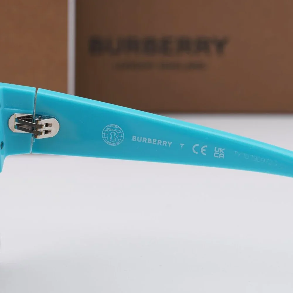 Burberry Kids JB4387 405087 Shield Sunglasses - Yellow Light Blue/Dark Grey